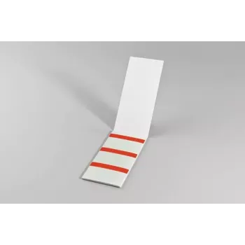 HellermannTyton HELASIGN selbstlaminierende Kabelmarkierungs-Etiketten, Rot/Transparent, 19 x 38 mm, 60 Etiketten (10 Blätter mit je 6), PVC 598-31402
