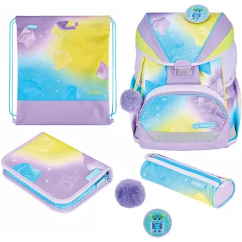 Herlitz UltraLight XL Plus Little Monster Schulrucksack-Set
