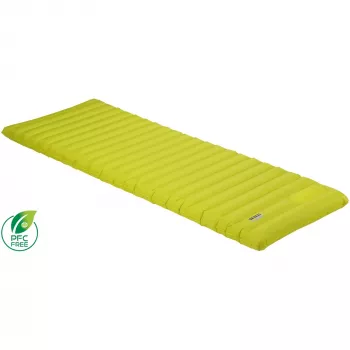 High Peak Dallas Single Luftmatratze 41032, Citronelle/Gelb, integrierte Pumpe