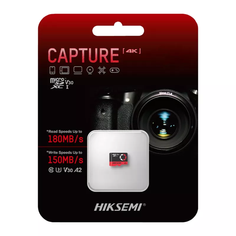 Hiksemi Capture V30 64GB microSDXC Speicherkarte (ohne Adapter)