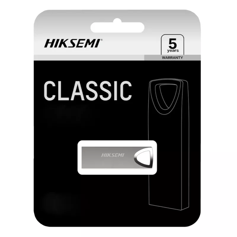 Hiksemi Classic 64GB USB 2.0 Flash-Laufwerk - Metall Zinklegierung ohne Kappe Design