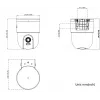 Hikvision DS-2CD1F47G3H-LIUF/SX 4 MP ColorVu 3.0 Schwenk-Neige-Netzwerkkamera, 2,8-mm-Objektiv, Zwei-Wege-Audio, IR-/Weißlicht 30 m, IP66