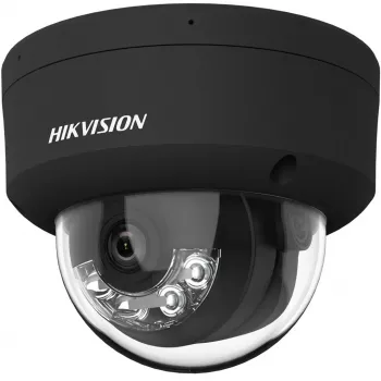 Hikvision DS-2CD2143G2-LIS2U(2,8mm)(BLACK) 4MP AcuSense Dome IP Security Camera, 2,8mm Fixed Lens, Black