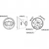 Hikvision DS-2CD23127G3P-LIS2UY/SL 12MP 180° Turret Network Camera mit AcuSense