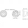Hikvision DS-2CD2343G2-LI2U(2.8mm) 4MP Turret IP Kamera, Live-Guard, AcuSense, Schwarz