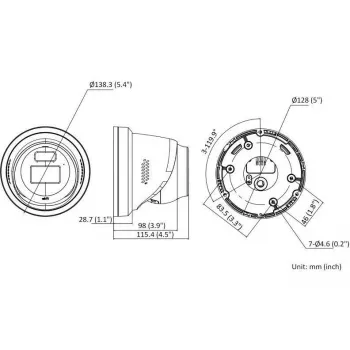 Hikvision DS-2CD2346G2H-IS2U/SL 2.8mm EF PL 4MP AcuSense Turret IP Kamera