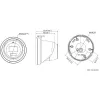 Hikvision DS-2CD2346G2H-IU(2.8MM)(EF)/PL DarkFighter AcuSense 4MP IP Turret Camera, 2,8mm, eingebautes Mikrofon, PoE