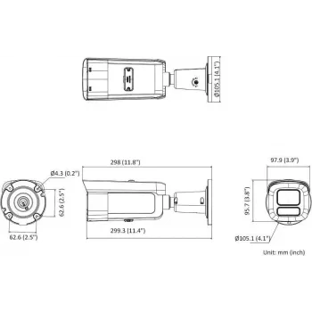 Hikvision DS-2CD2686G2HT-IZS(2.8-12)/eF/BLK PL 8MP IR Netzwerk-Bullet-Kamera