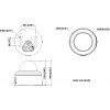 Hikvision DS-2CD2786G3-IPTRZSY 8MP Outdoor Dome IP Überwachungskamera mit 2,8-12mm Motorisiertes Objektiv, AcuSense, ColorVu, 40m IR, IP67