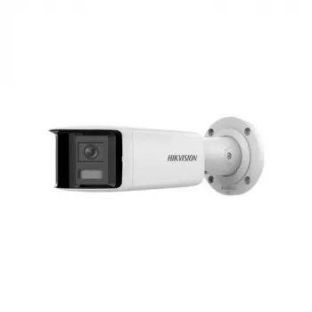 Hikvision DS-2CD2T46G2P-ISU/SL(2.8MM)(C) 4MP Panoramic AcuSense IP-Kamera, 2x 2,8mm, 180° Sichtfeld, IP67, PoE