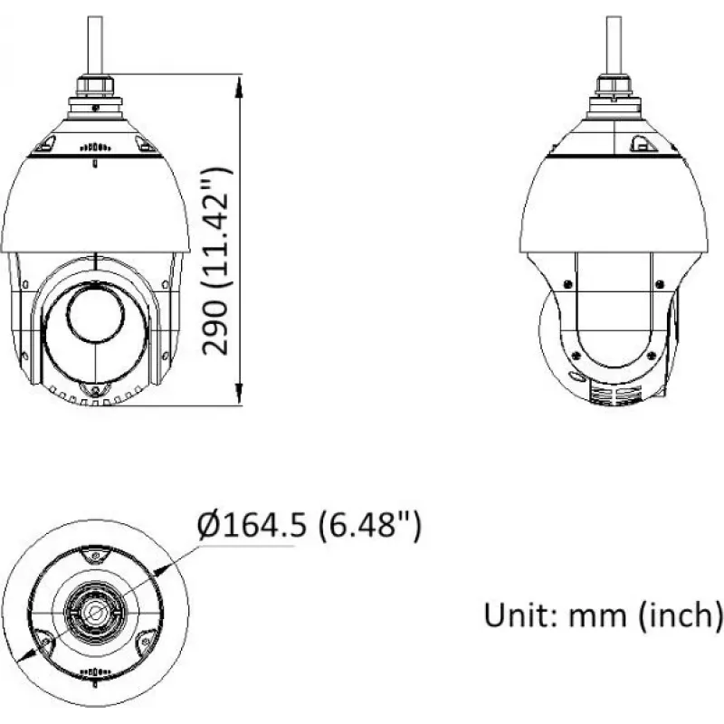 Hikvision DS-2DE4215IWG1-E 2MP IR Network PTZ Dome Camera, 15x Optical Zoom, 100m IR, IP66, PoE+