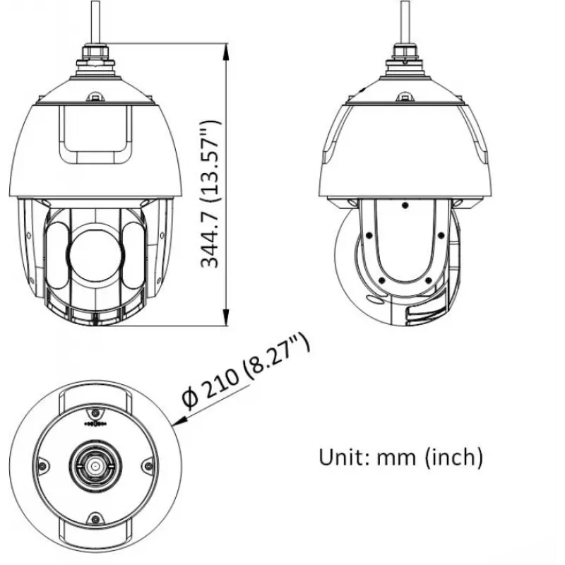 Hikvision DS-2DE5432IWG1-E 4MP 32x PTZ Dome IP-Sicherheitskamera