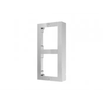 Hikvision DS-KD-ACW2/S Aufputz-Anschlussdose für Türstation, 2-fach, Edelstahl, wetterfest