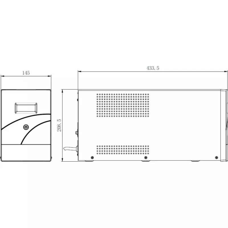 Hikvision DS-UPS3000-R(O-STD)/EU USV 3000 VA / 1800 W, AVR, LCD, 4x Schuko, USB