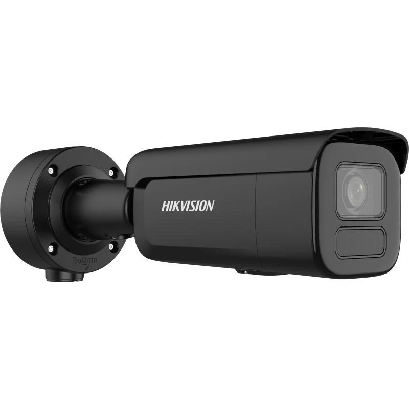 Hikvision Pro Series mit AcuSense DS-2CD2646G2HT-IZS(2.8-12)/eF/BLK Bullet IP Sicherheitskamera Außenbereich 2688 x 1520 Pixel Decke/Wand