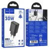 Hoco N63 Gentle PD30W+QC3.0 Ladegerät (EU) Schwarz
