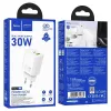 Hoco N63 Gentle PD30W+QC3.0 Ladegerät (EU) Weiß
