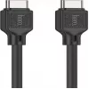 Hoco X90 Cool 60W Silikon Lade- und Datenkabel USB-C auf USB-C Schwarz