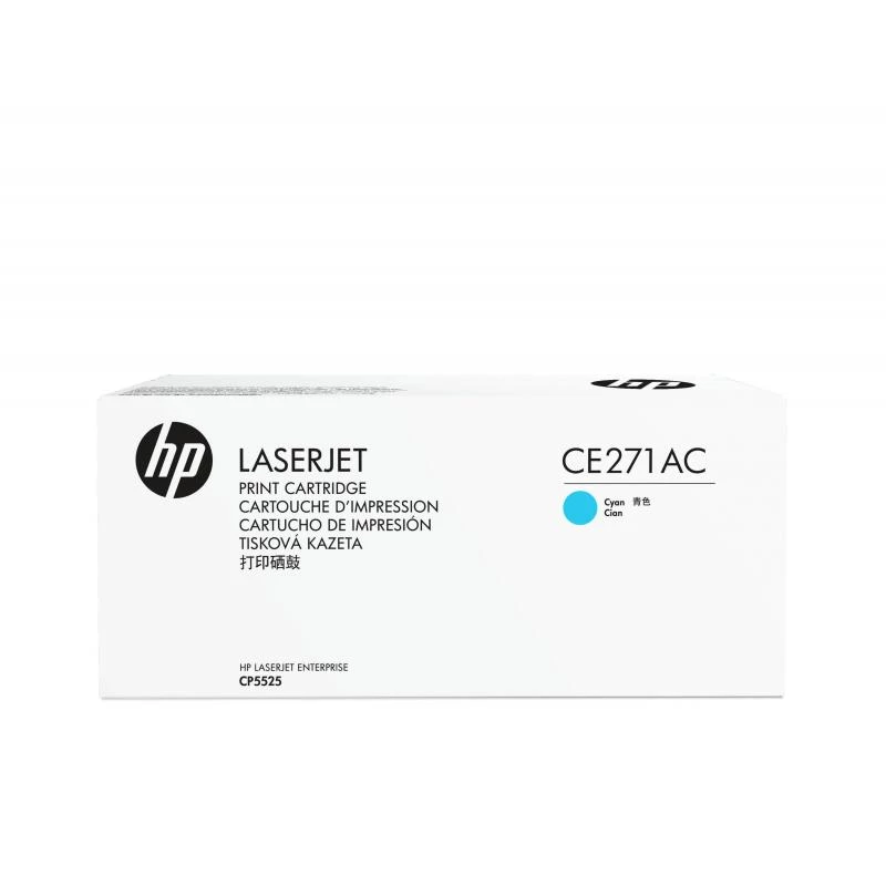 HP 650A Cyan Original Tonerkartusche (CE271AC) – Contract