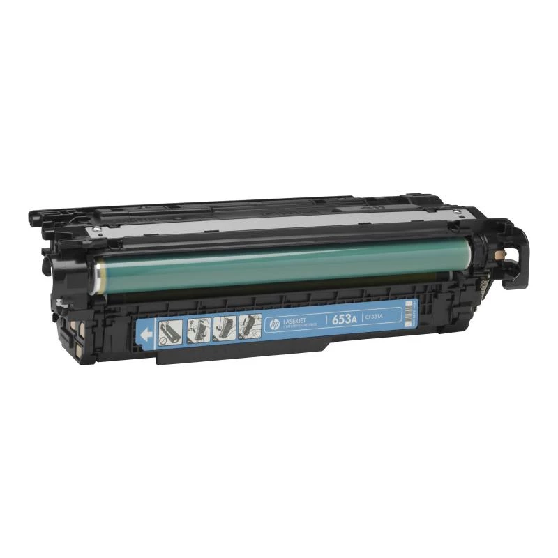 HP 654A Cyan Original Toner Cartridge (CF331A) - 15.000 Seiten