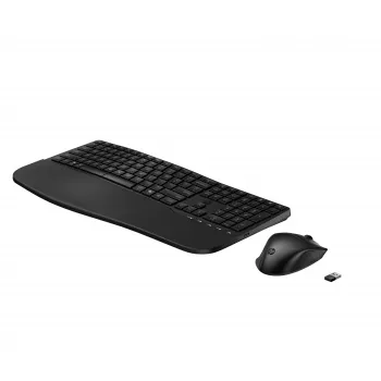 HP 685 Kabelloses Tastatur- und Maus-Set - Dual Mode, 3-Zonen-Layout, Schwarz