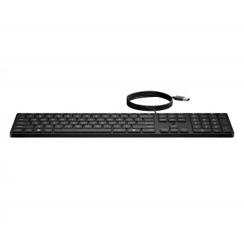 HP Desktop 320K Kabelgebundene Tastatur Pan-Nordisches Layout Schwarz