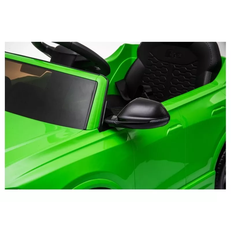 Elektro-Kinderauto Audi RS Q8 mit LED-Licht, MP3 und Fernbedienung, Grün