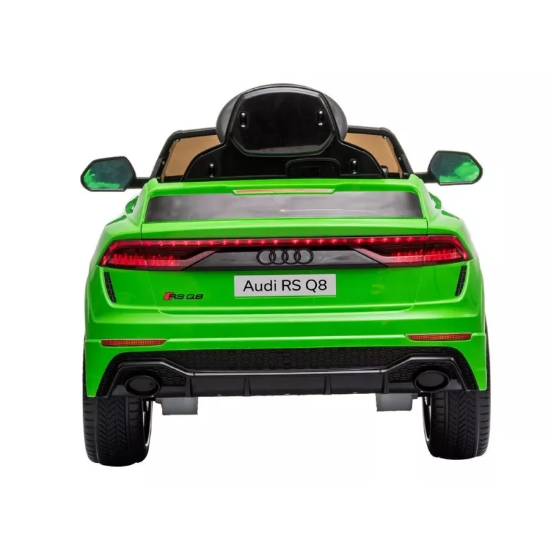 Elektro-Kinderauto Audi RS Q8 mit LED-Licht, MP3 und Fernbedienung, Grün