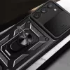 Hurtel Hybrid Armor Camshield Case für Samsung Galaxy A14 - Blau