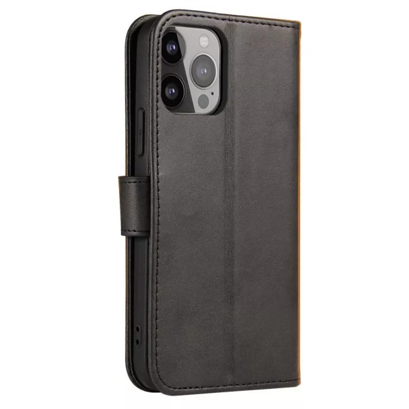 Hurtel Magnet Case Cover für TCL 20 Pro 5G Flip Cover Wallet Stand Schwarz