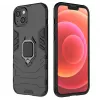 Hurtel Ring Armor Case für iPhone 14 Plus, gepanzerte Hülle mit magnetischem Halter, Ring, Schwarz
