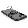 Hurtel Ring Armor Case für iPhone 14 Plus, gepanzerte Hülle mit magnetischem Halter, Ring, Schwarz