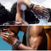 Hurtel Protect Strap Band Armband mit Panzerhülle für Apple Watch 42/44/45 mm, Transparent
