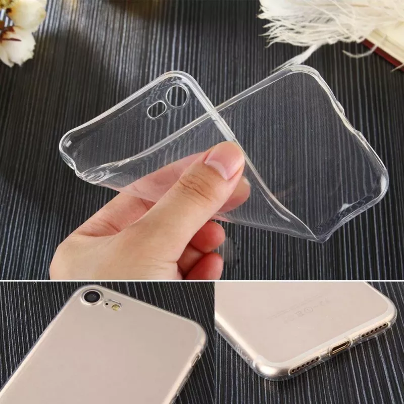 Hurtel Ultra Clear 0,5mm Case Gel TPU Cover für iPhone 12 Pro / iPhone 12 Transparent