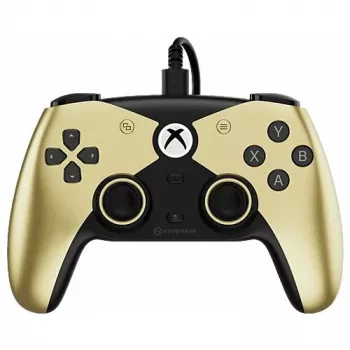 Hyperkin The Competitor kabelgebundener Controller für Xbox Series X|S, Xbox One und PC, Gold