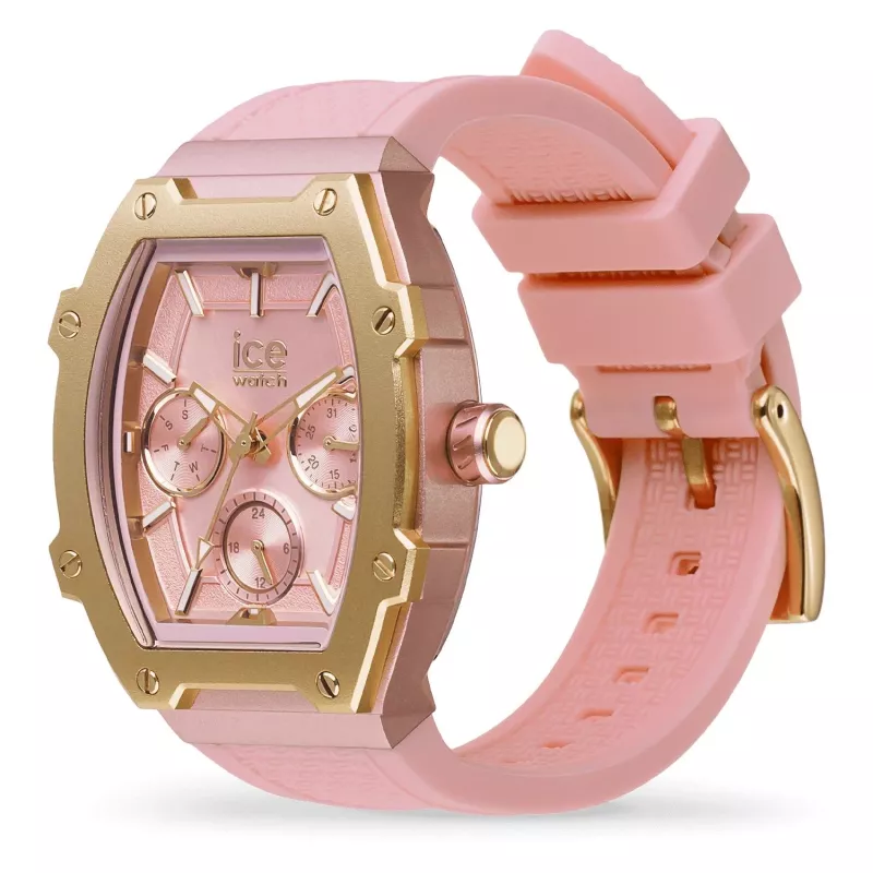 ICE Damenuhr 22863 (35mm) – Nude Zifferblatt, Silikonarmband, Quarzwerk