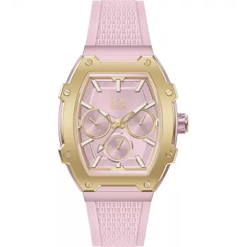 ICE Damenuhr 22863 (35mm) – Nude Zifferblatt, Silikonarmband, Quarzwerk