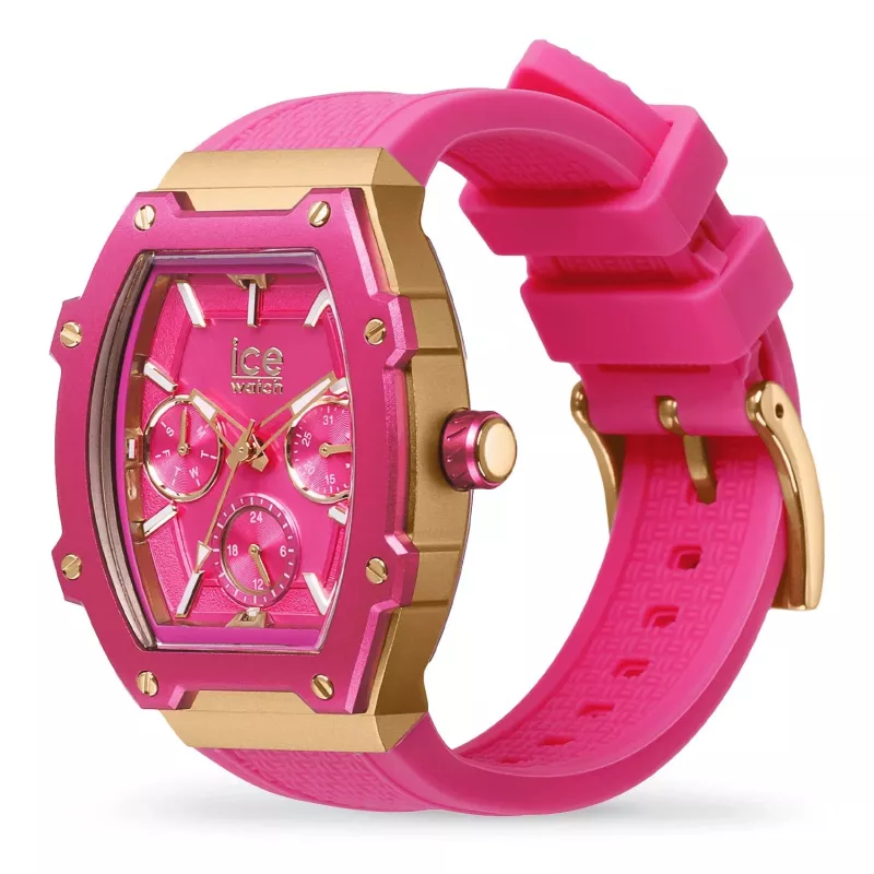 ICE Damenuhr 23288 (35mm) – Lotus-Zifferblatt, Silikonarmband, 10 ATM