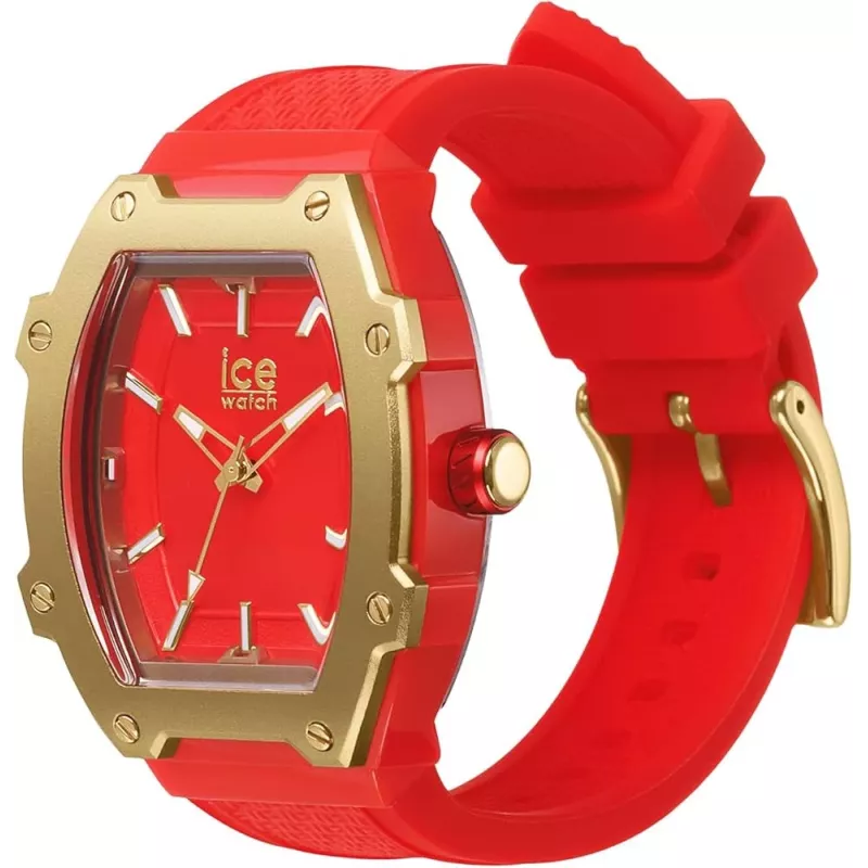 ICE Damenuhr 23320 (36mm) – Rosa Silikonarmband, Quarz Analog