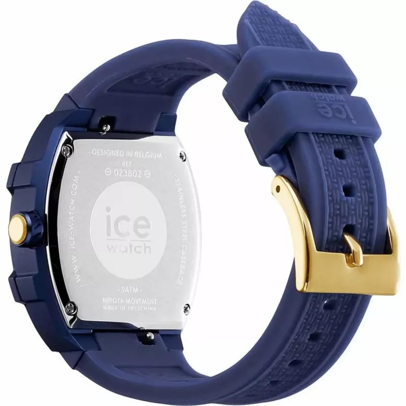 ICE Damenuhr 23802 (45mm) – Weißes Silikonarmband, Quarz Analog
