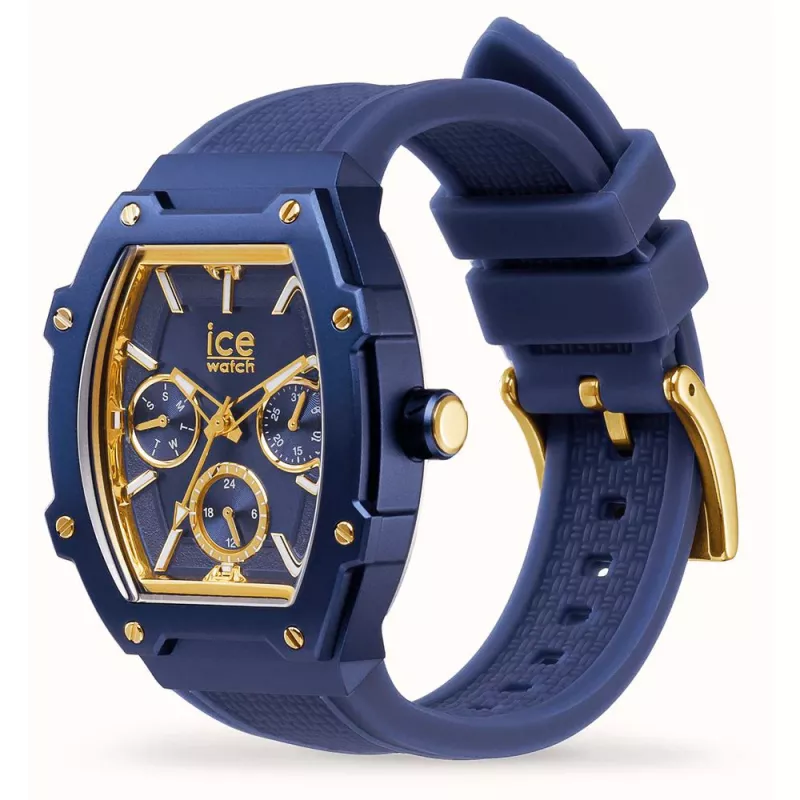 ICE Damenuhr 23802 (45mm) – Weißes Silikonarmband, Quarz Analog