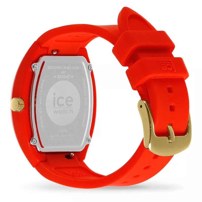 ICE Damenuhr 24542 (45mm) – Weißes Silikonarmband, Quarzwerk