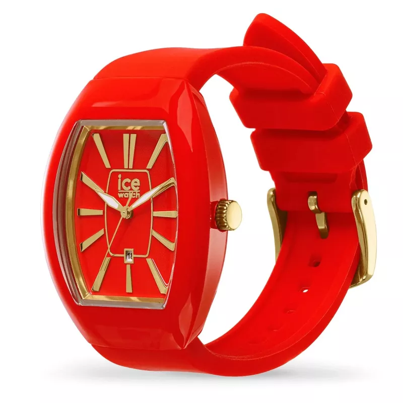 ICE Damenuhr 24542 (45mm) – Weißes Silikonarmband, Quarzwerk