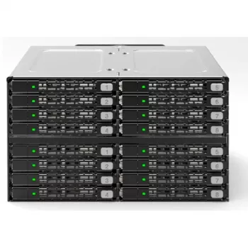 ICY DOCK ToughArmor MB516SP-B 16-Bay 2,5 inch SAS/SATA SSD/HDD Backplane Modul für 2x 5,25 inch Schächte