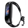 iLike Metallarmband für Xiaomi Mi Band 6 / 5 / 4 / 3 Schwarz