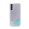 iLike Samsung Galaxy A14 5G Silikonhülle Water Glitter Blau