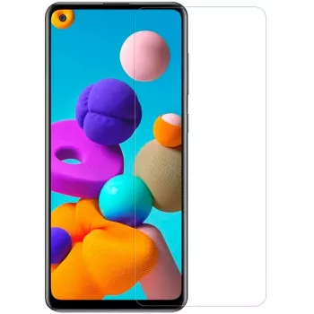 iLike Samsung Galaxy A21s 0,33mm Flat Clear Tempered Glass Screen Protector