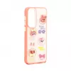 iLike Samsung Galaxy A55 Epoxy Cartoon Cover Weiß Pink