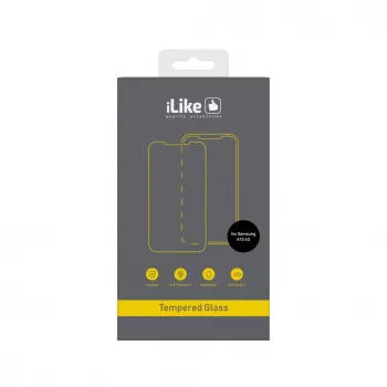iLike Samsung Galaxy A72 4G 0,33mm Flach Klar Gehärtetes Glas Display-Schutz