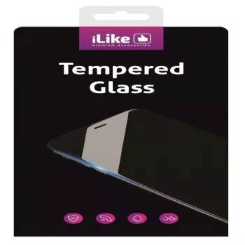 iLike Displayschutzfolie für Xiaomi Redmi Note 9 Pro / Redmi Note 9S, schwarzer Rahmen, Full Glue